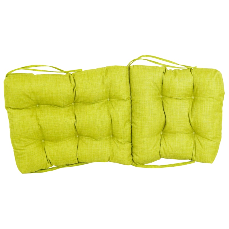 Multi-section Tufted Outdoor Seat/Back Chair Cushion (Multiple Sizes)