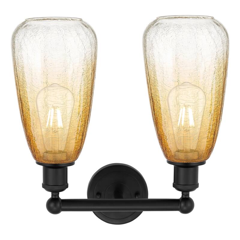 Innovations Lighting Endless Possibilities Edison - Brookhaven Almond - 2 Light 15" Bath Vanity Light