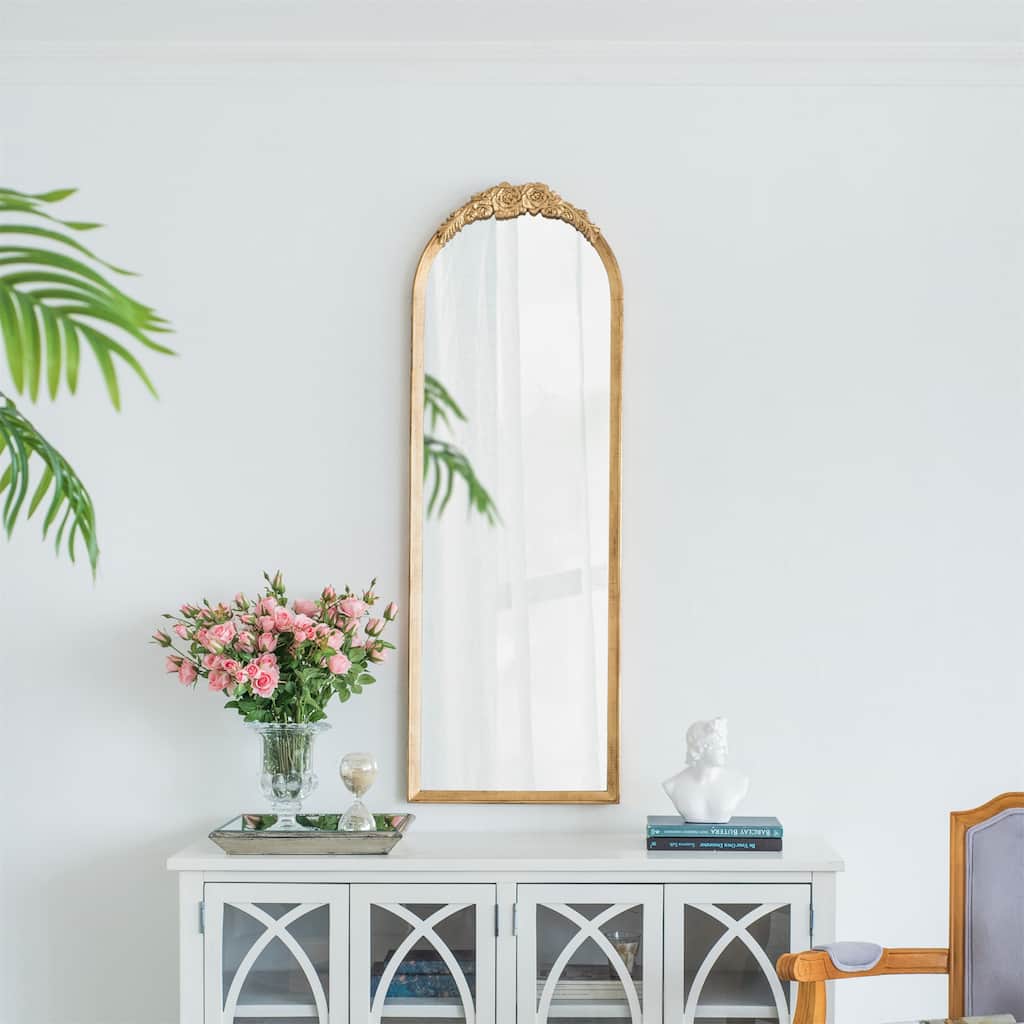 Wood Floor Mirror Full Body Mirror Dressing Make up Mirror