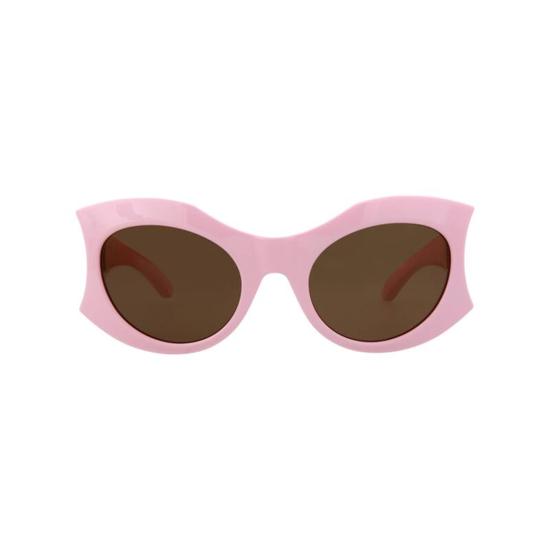 Balenciaga Cat Eye-Frame Bio Injection Sunglasses - Pink Pink Brown - Pink - Brown Lens