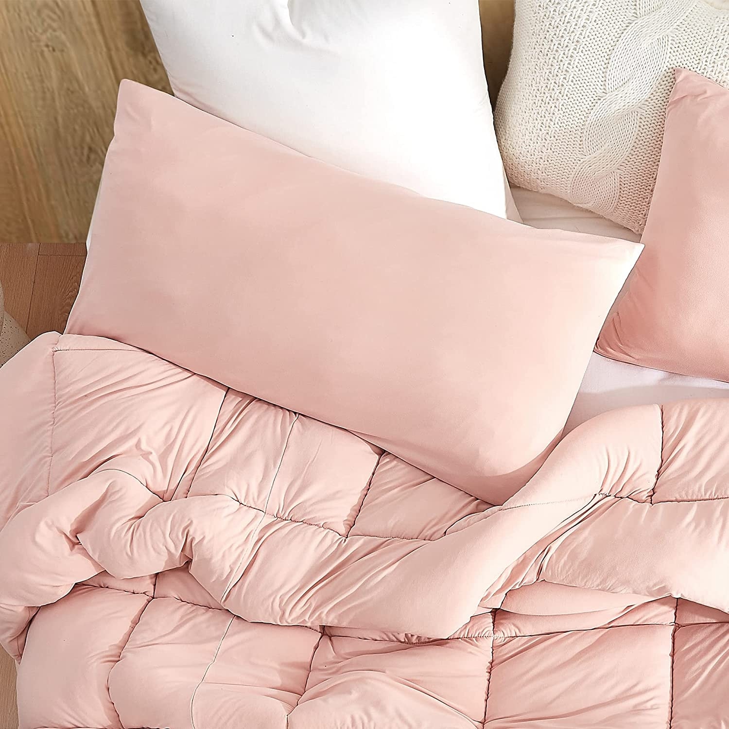 Blush pink 2025 pillow shams