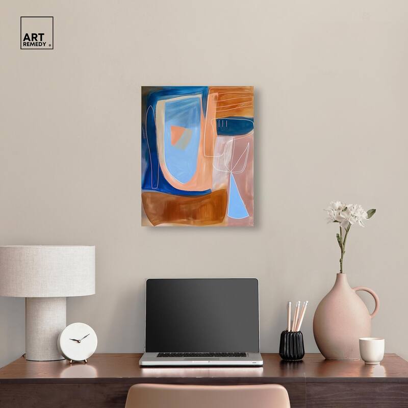 An Abstract Oil II Canvas by Art Remedy, Gallery Wrapped