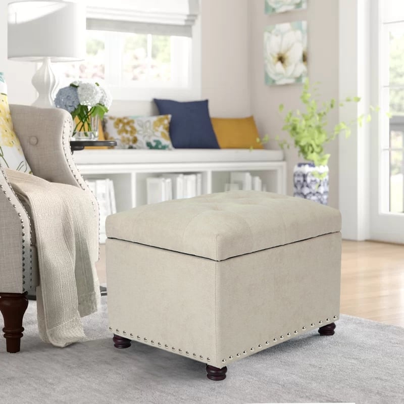 Copper Grove Mucuchies Rectangular Cotton Blend Storage Ottoman