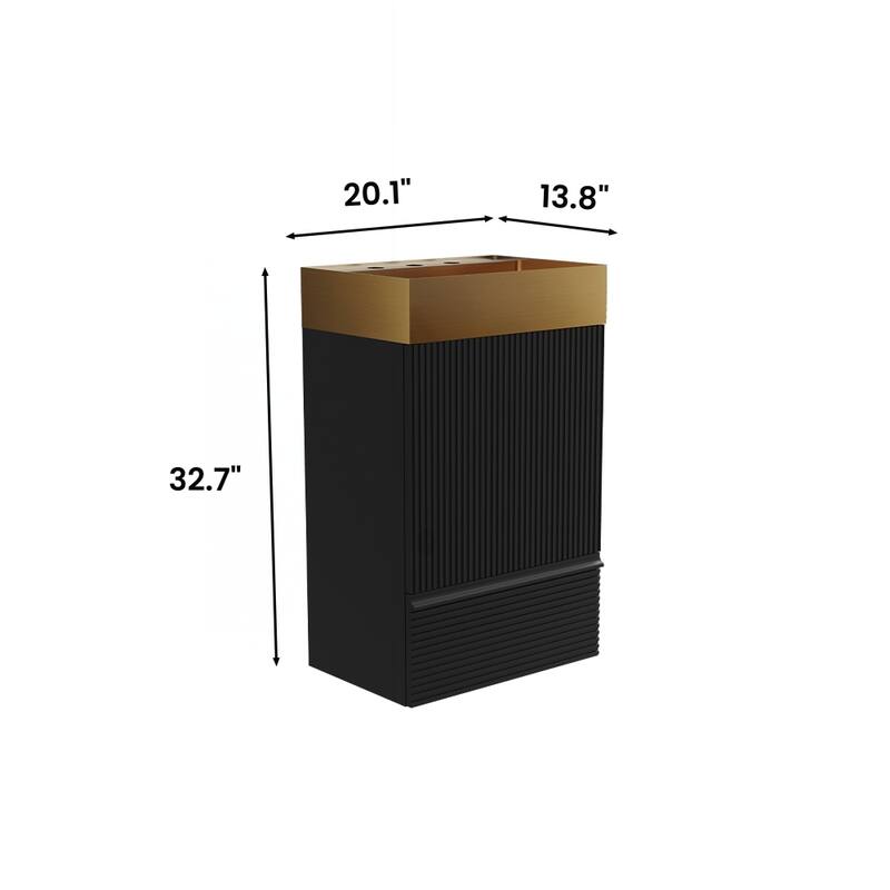 Modern Freestanding Bathroom Vanity with Practical Storage and Premium Materials