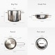 preview thumbnail 3 of 4, Teamson Kids Little Chef Frankfurt 11-Piece Stainless Steel Play Cooking Set