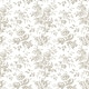 preview thumbnail 1 of 7, York Wallcoverings Anemone Toile Taupe Wallpaper