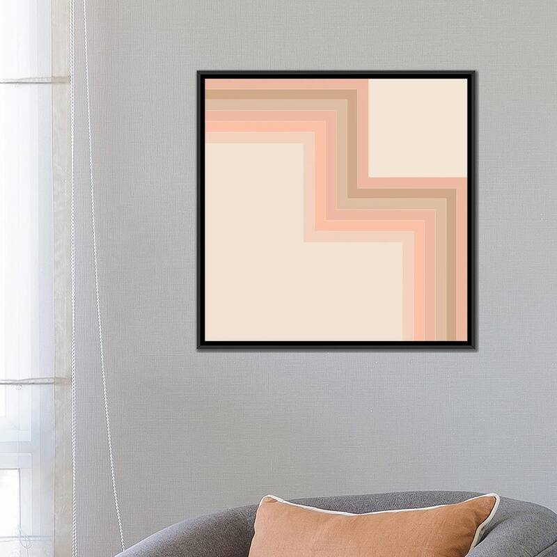 iCanvas "Soft Light Corner Angle" by Circa 78 Designs Framed