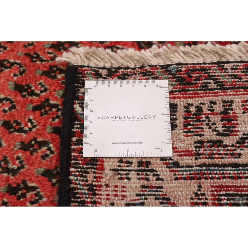 ECARPETGALLERY Hand-knotted Andelz Red Wool Rug - 2'7 x 9'5