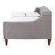 preview thumbnail 62 of 103, Silver Orchid Performance Fabric Heston Upholstered Tufted Sofa Bed