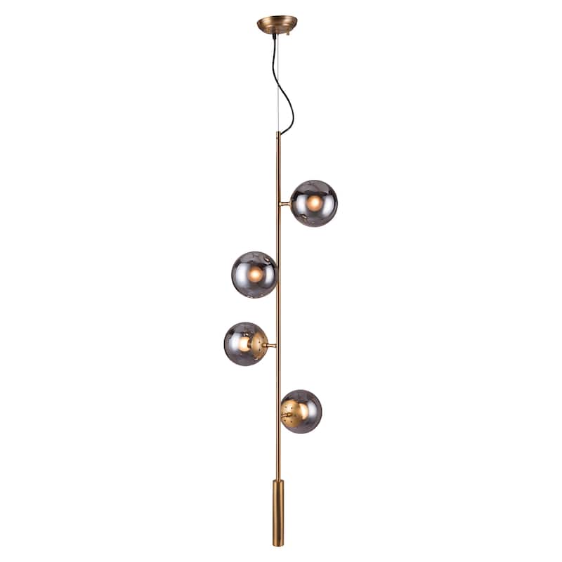 Autumn Oaks Ceiling Lamp Brass