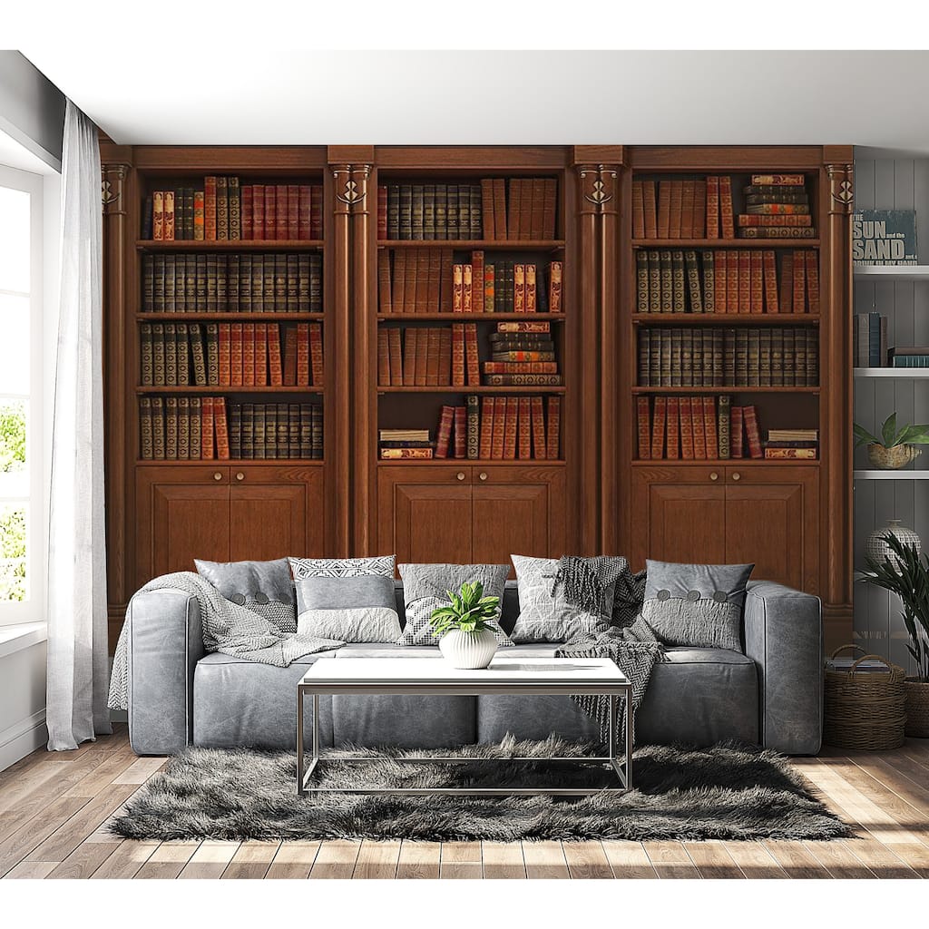 Peel & Stick Wall Mural - Elegant Library - Removable Wallpaper