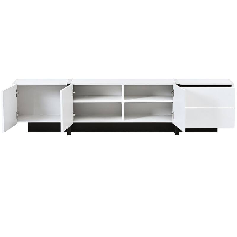 74.8'' Modern Style Contemporary Rectangle Design TV Stand