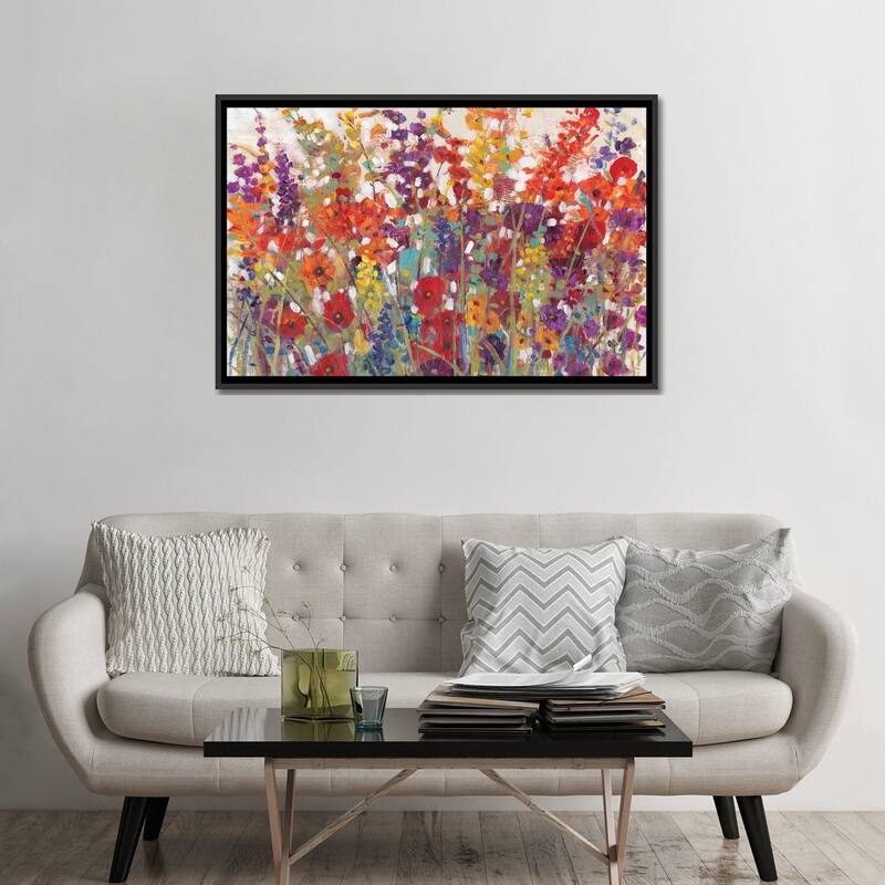 iCanvas "Variety Of Flowers II" by Tim OToole Framed Canvas Print