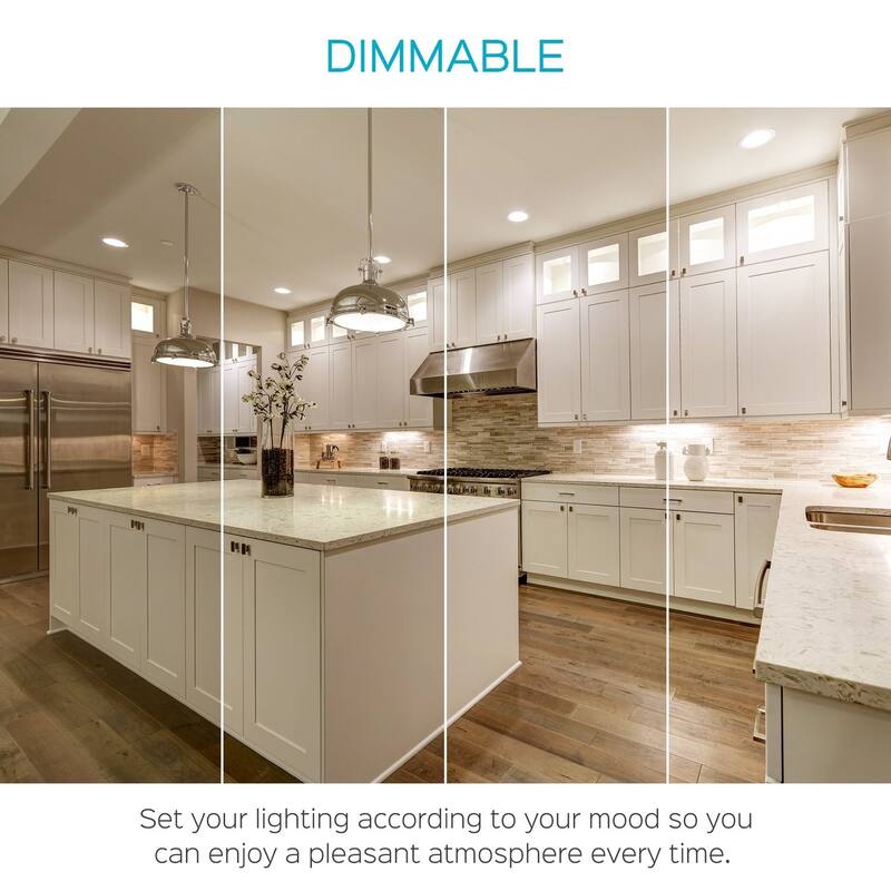 Luxrite BR30 LED Flood Light Bulb Dimmable 650 Lumens 9W=65W E26 Base Energy Star UL Listed Damp Rated 12-Pack