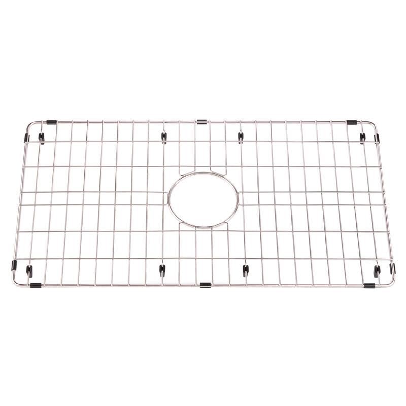 Miseno MNOGR3018FC1 27-1/4" L x 15-1/4" W Stainless Steel Basin Rack - Stainless Steel - Stainless Steel