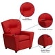 preview thumbnail 136 of 191, Contemporary Kids Recliner with Cup Holder