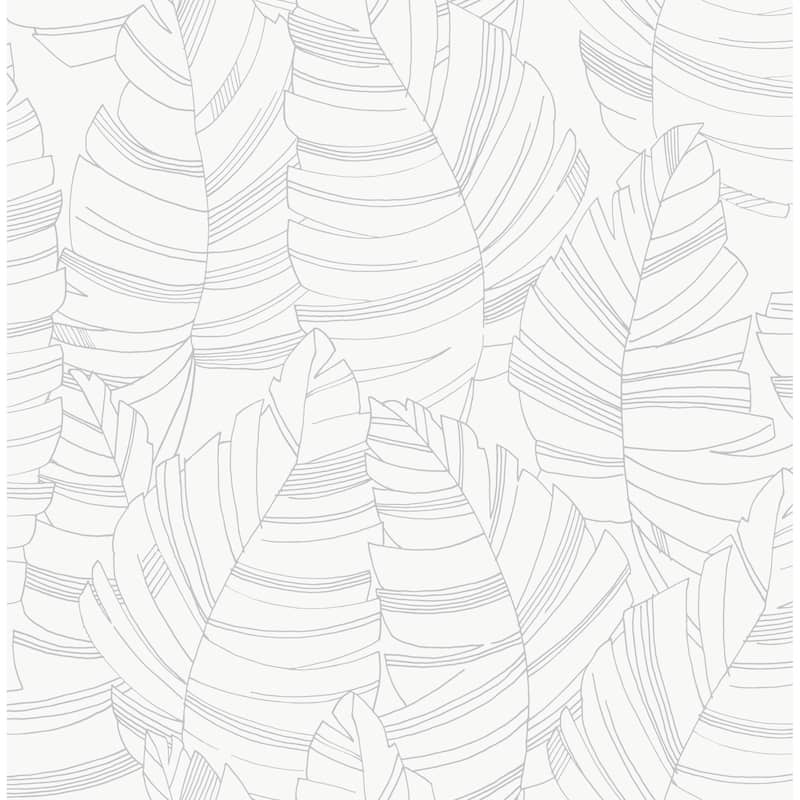 Signature Collection Floral Leaf Peel and Stick Wallpaper