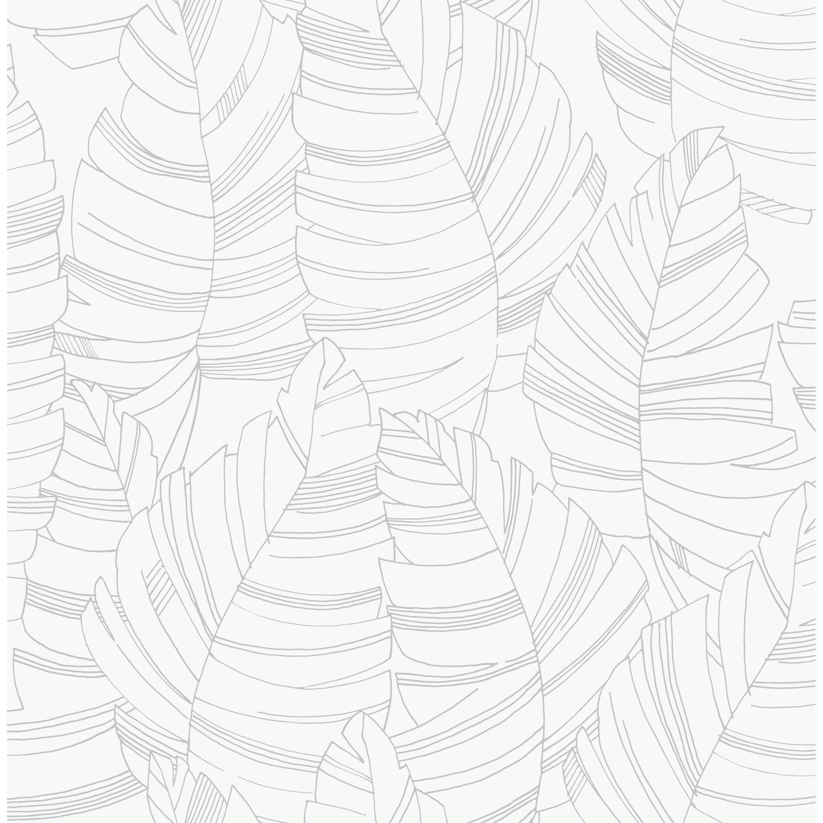 Signature Collection Floral Leaf Peel and Stick Wallpaper