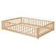 preview thumbnail 26 of 57, Floor Platform Bed with Fence and Door