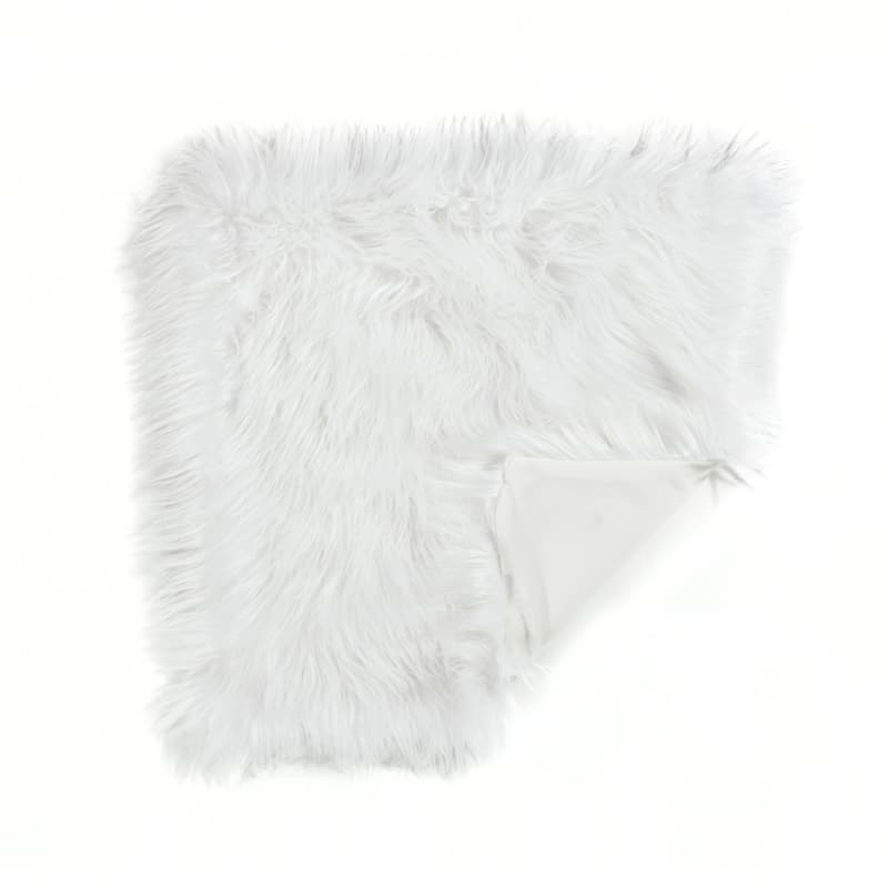 Lush Decor Mongolian Luca Faux Fur Decorative Pillow Cover