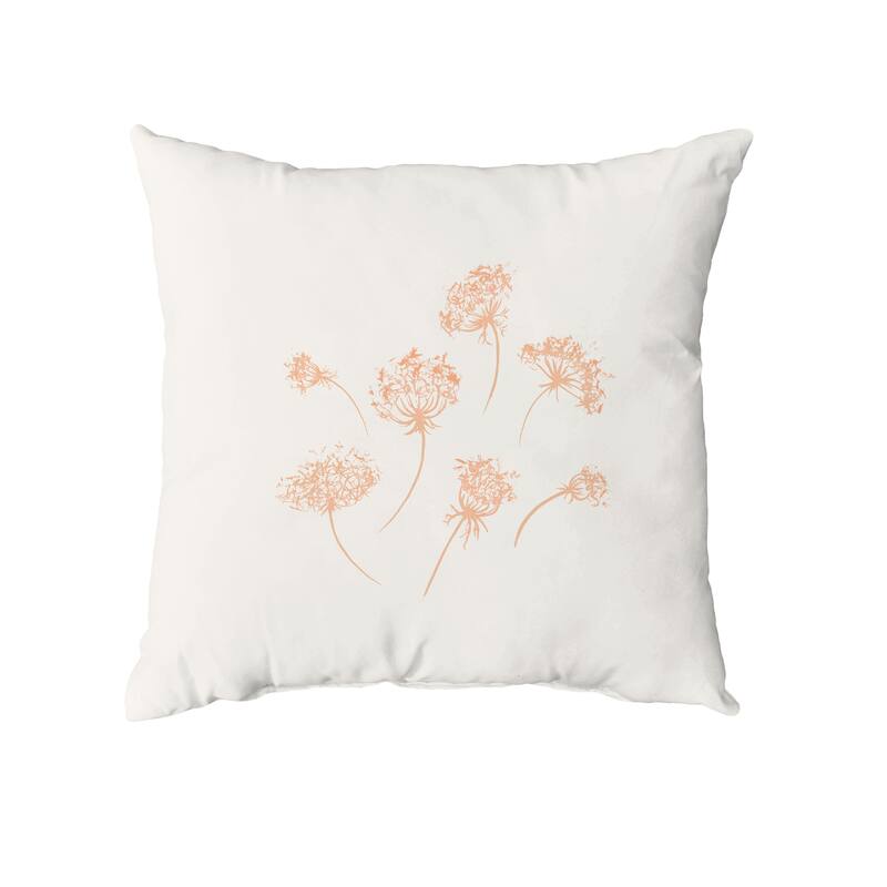Just Dandy Throw Pillow - Orange - 18" x 18"