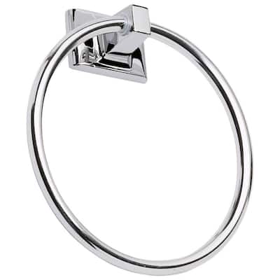 Design House 533091 Polished Chrome Towel Ring from the Millbridge Collection - Polished Chrome