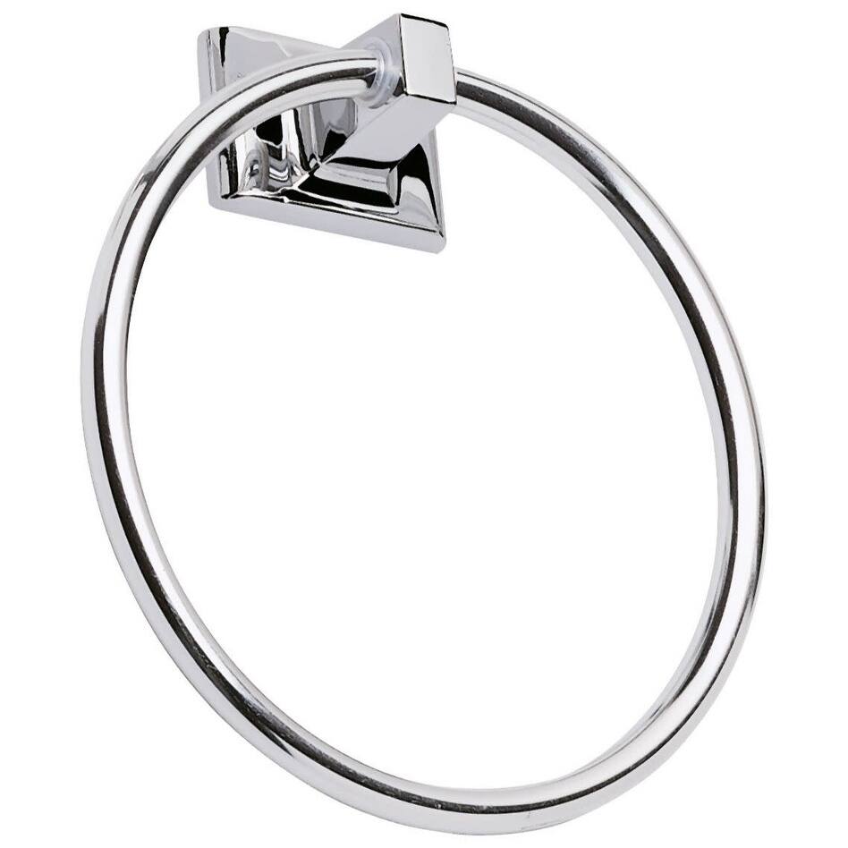 Design House 533091 Polished Chrome Towel Ring from the Millbridge Collection - Polished Chrome