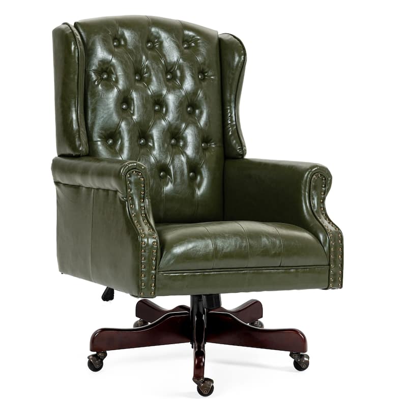 AVAWING Classic Executive Office Chair High Back Wingback Boss Chair