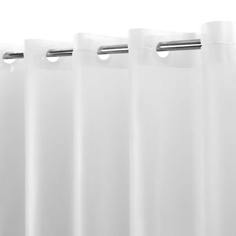 No Hook Premium PEVA Shower Curtain Liner