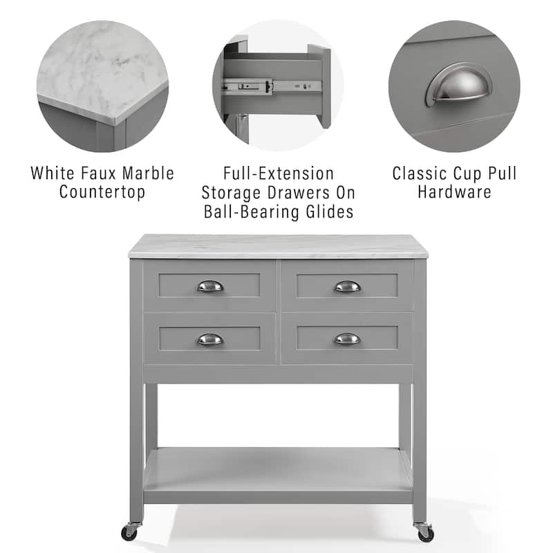 Crosley Connell Kitchen Island/Cart