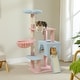 preview thumbnail 1 of 6, Flower Cat Tree 47.2" Multi-Level Cat Tower with Sisal Covered Scratching Posts, Cute Cat Condo for Indoor Small Medium Cats, Pi