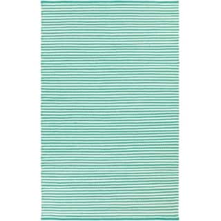 Hand-Woven Lothian Stripe Reversible Wool Area Rug - 8' x 11'