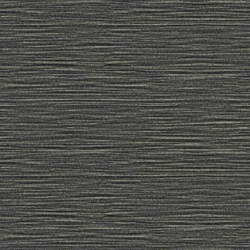 Advantage Hazen Black Shimmer Stripe Wallpaper