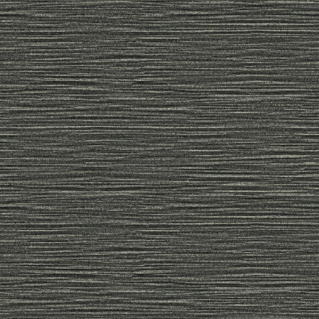 Advantage Hazen Black Shimmer Stripe Wallpaper