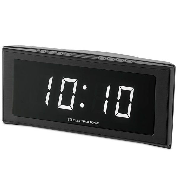 Shop Electrohome 1.8" Jumbo LED Alarm Clock Radio with ...