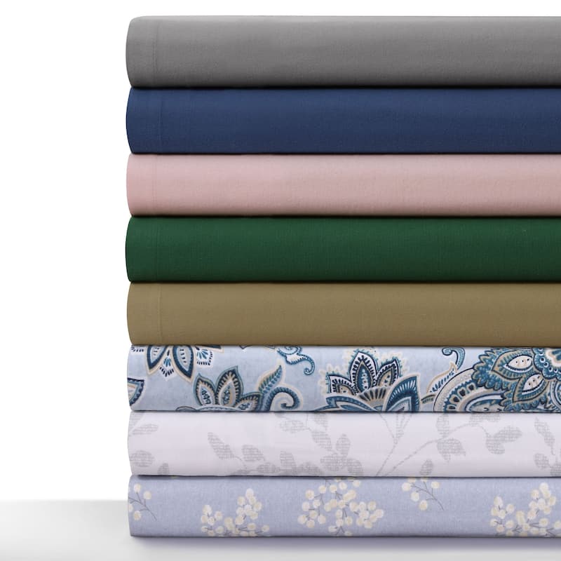 6-oz Cotton German Flannel Deep Pocket Sheet Set