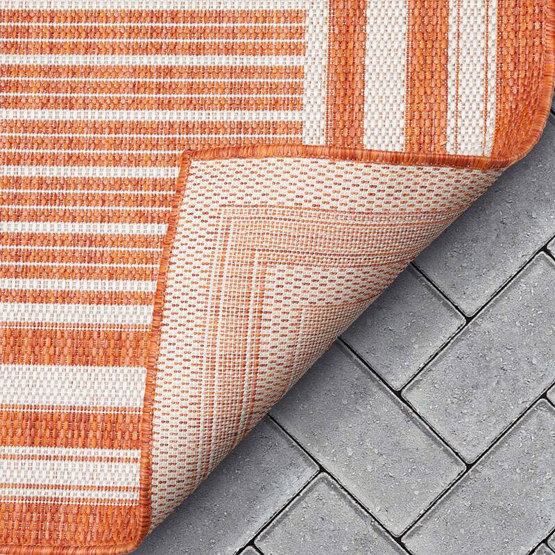 Well Woven Fallon Frankie Stripes Indoor Outdoor Area Rug
