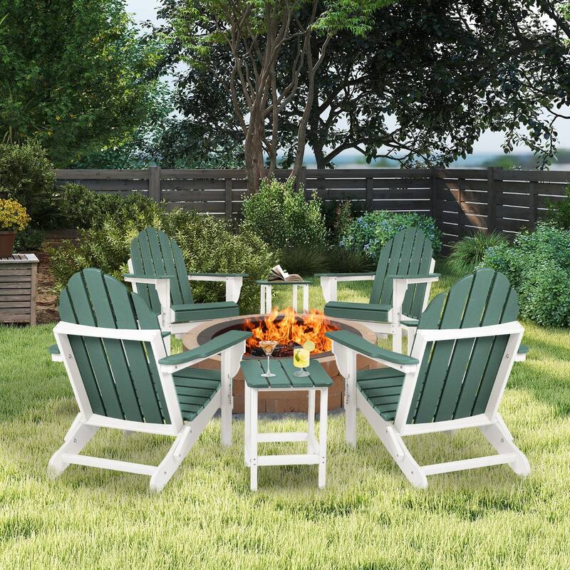 Aoodor Outdoor Folding Adirondack Chair