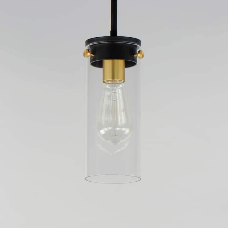 Maxim 12406CL Pinn 5" Wide Mini Pendant with Clear Glass Shade