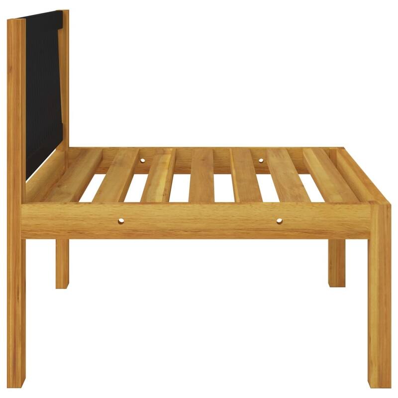 vidaXL Patio Lounge Set Outdoor Sectional Sofa with Cushions Solid Acacia Wood
