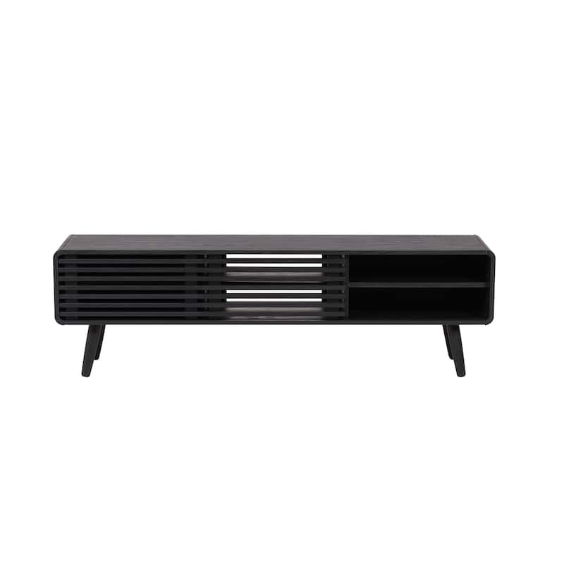 NPD Furniture Wilson 58 Inch Slat Low TV Stand
