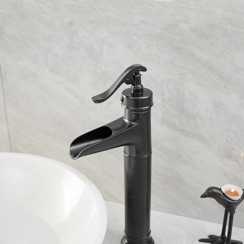 13" Old Fashion Pump Style Faucet in Oil Rubbed Bronze by SimplyCopper - 13" x 9" x 5"