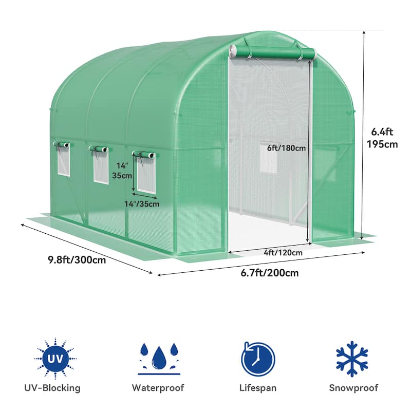 Moasis Green Walk-in Hobby Greenhouse
