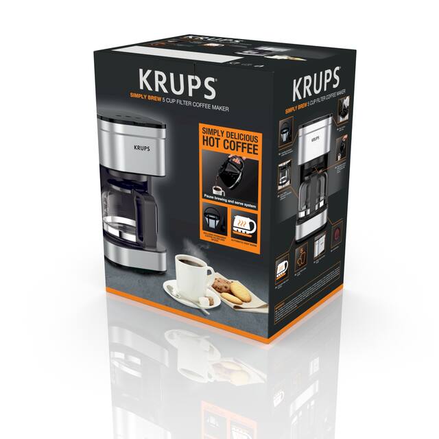 Krups KM202855 FCM Simply Brew 5 Cup Drip Coffee Maker