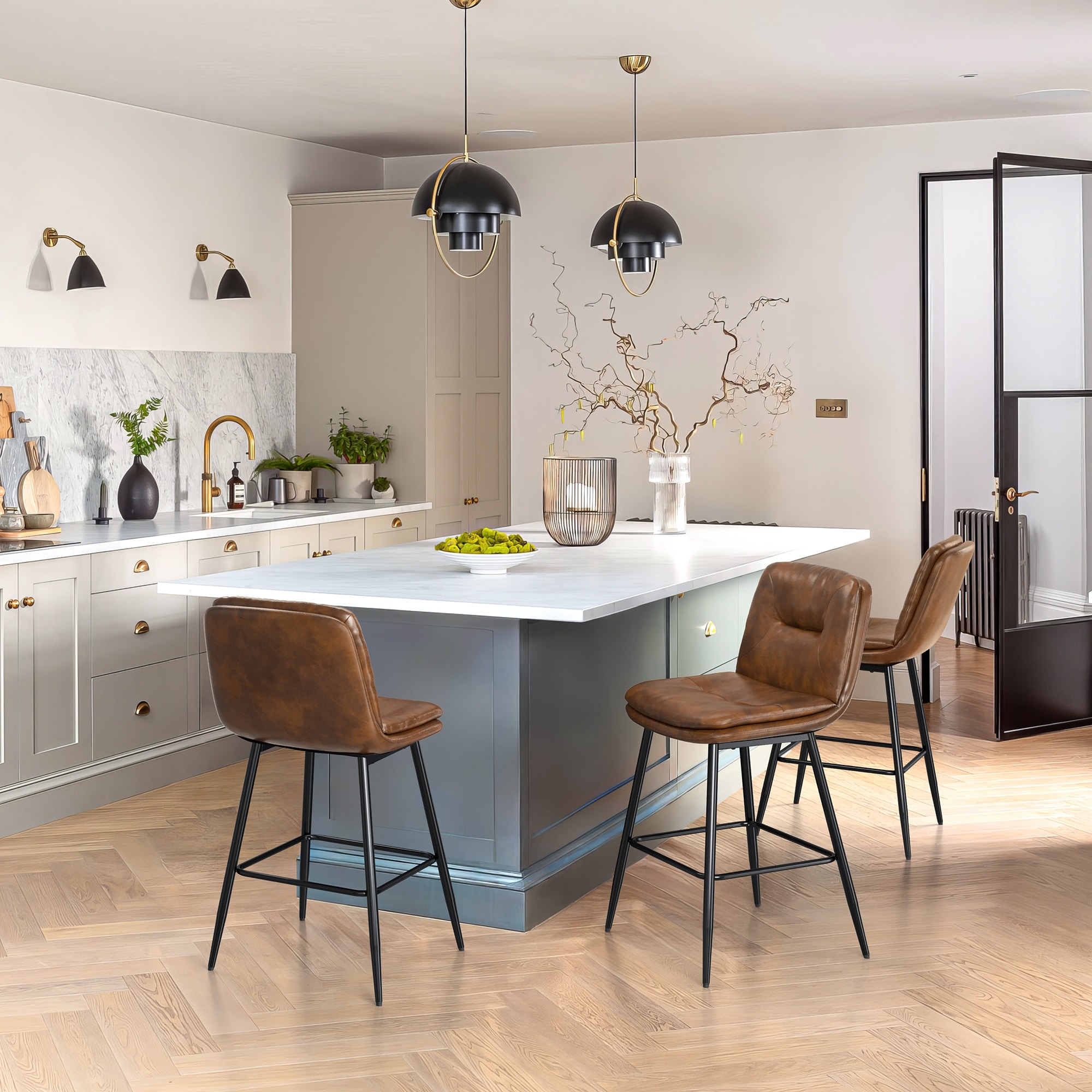 Copper breakfast bar discount stools