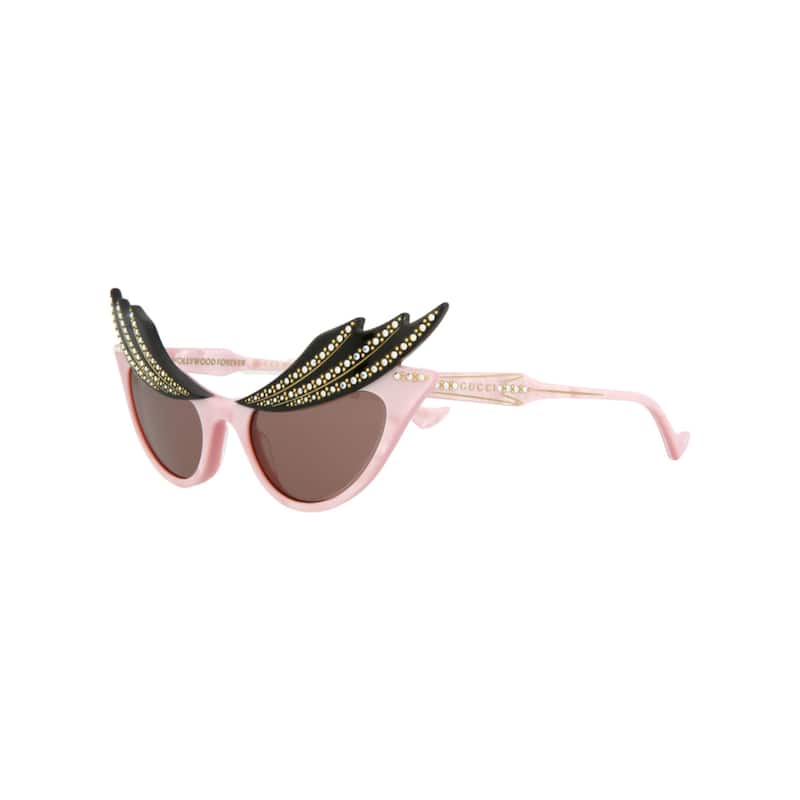 Gucci Cat Eye-Frame Acetate Sunglasses - NS