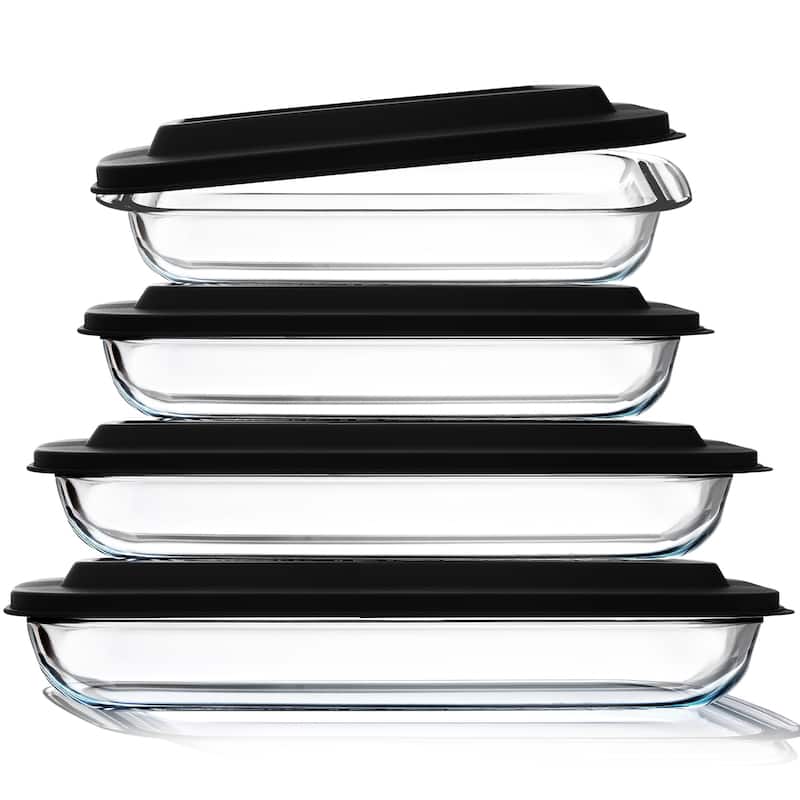Eatex Baking Lasagna Pans Set with lid - 3 Pack