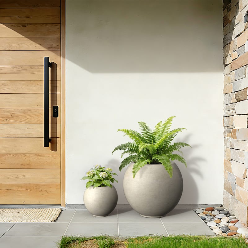 Concrete Round Planter / Pot Indoor & Outdoor