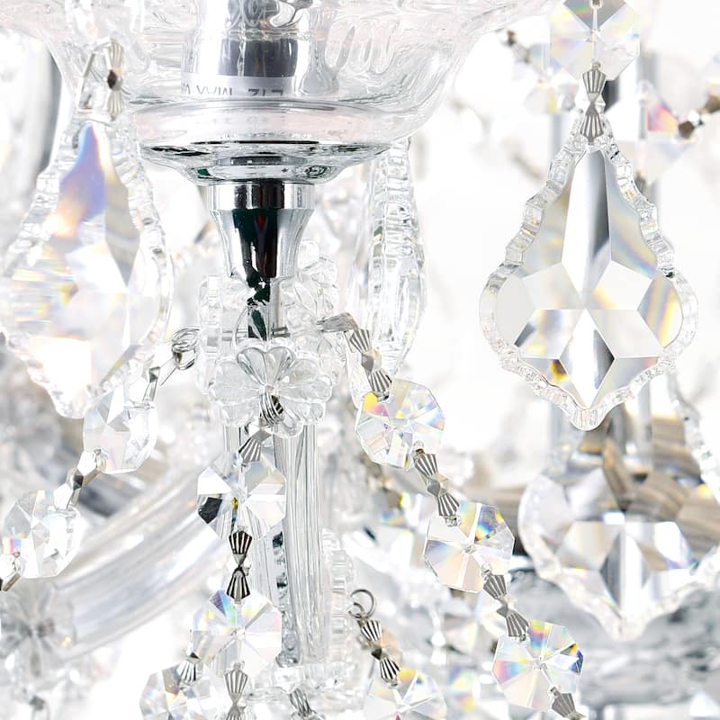 Maria Theresa 33 Light Up Chandelier With Chrome Finish