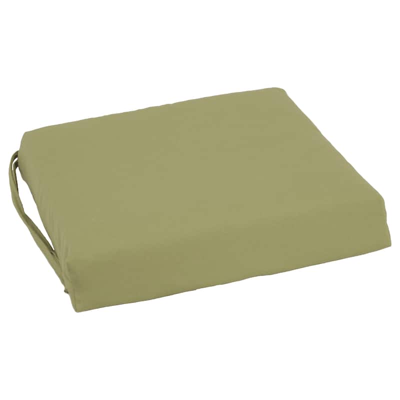 16-inch Square Indoor Twill Chair Cushions (Set of 2 or 4) - 16 x 16
